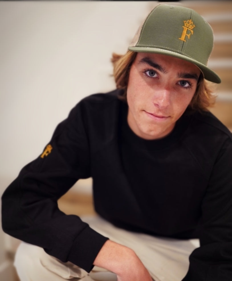 Suede Feel Crewneck